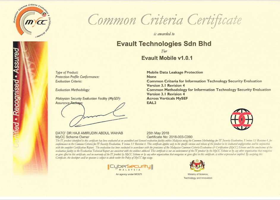 CC Certificate Mobile