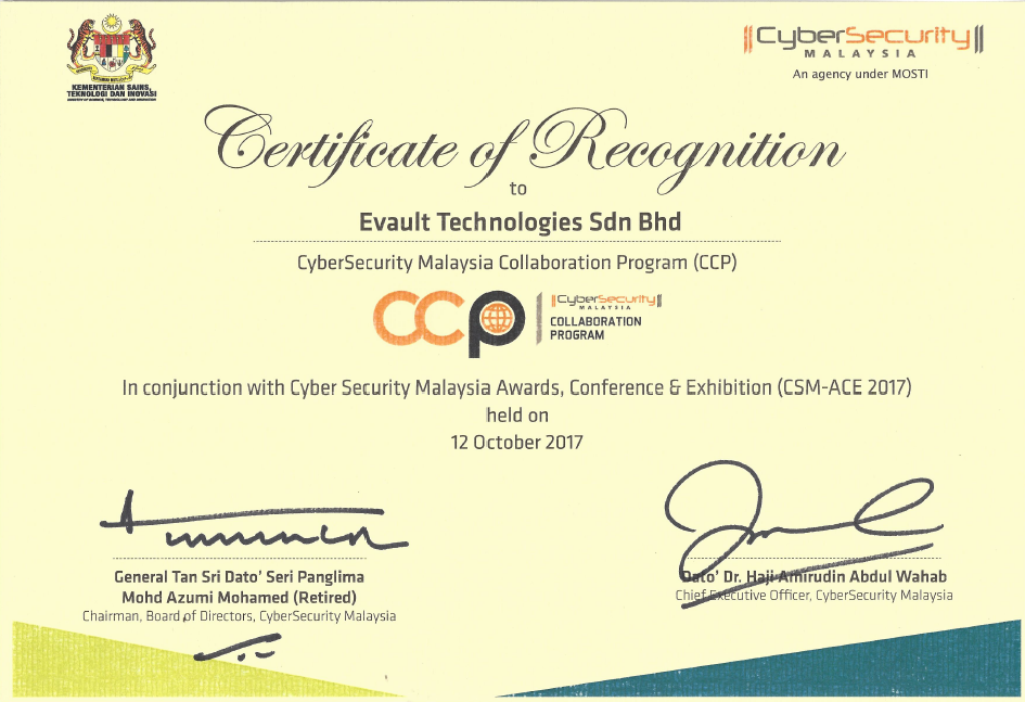 CCP Certificate 2017
