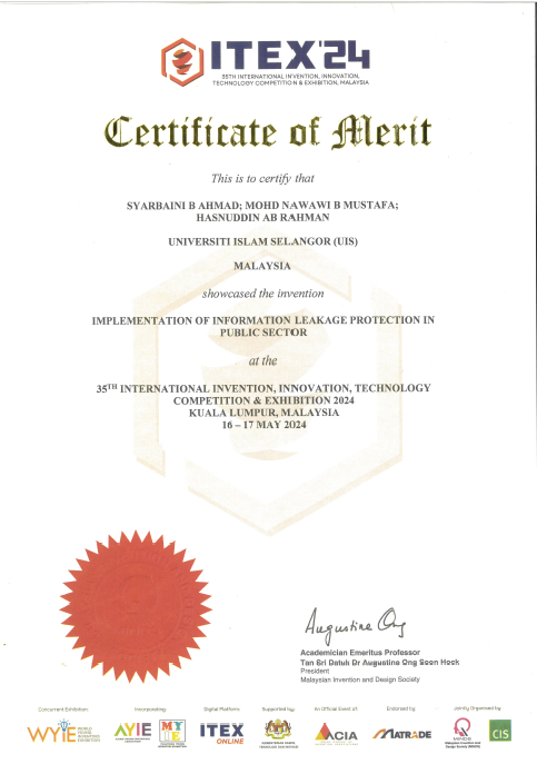 ITEX24 Certificate Of Merit