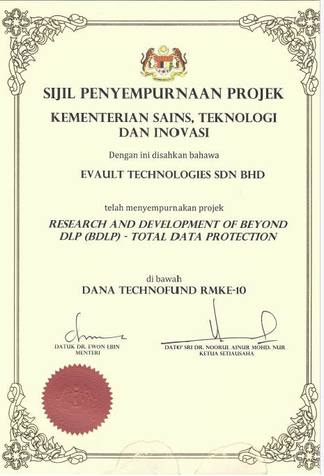 MOSTI R&D